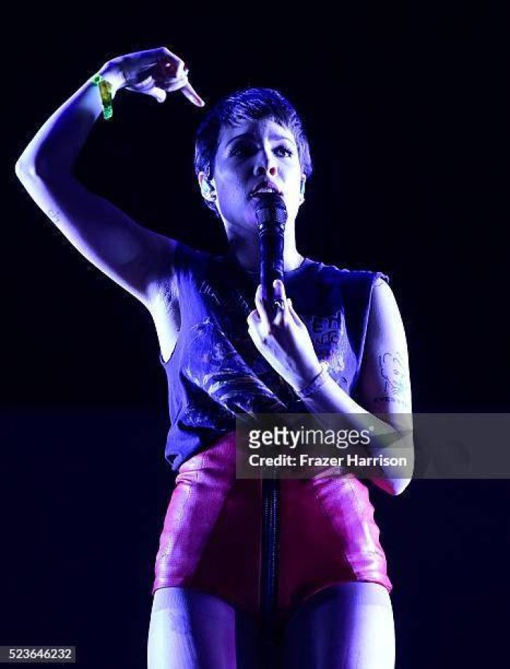 Singer Halsey performs during the 2018 Victoria's Secret Fashion Show at Pier 94 on Thursday, Nov. 8, 2018, in New York. (Photo by Evan Agostini/Invision/AP)