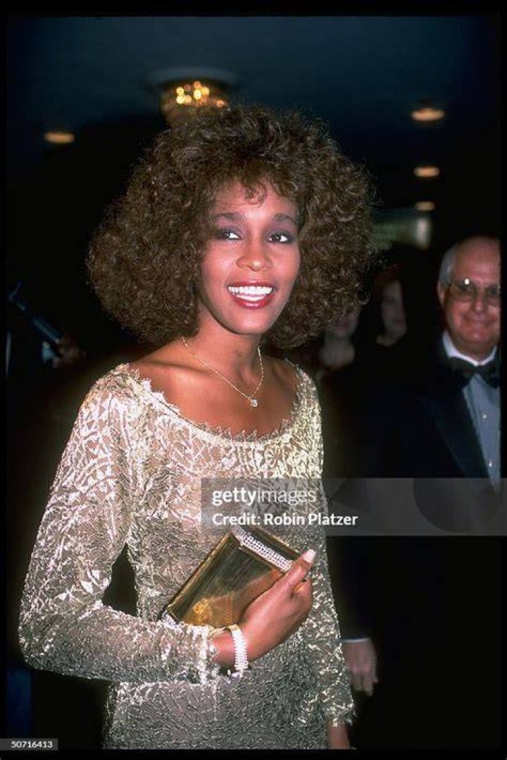 Singer Whitney Houston (19) Singer Whitney Houston's first UK performance, Hippodrome Theatre, London, UK - 1983