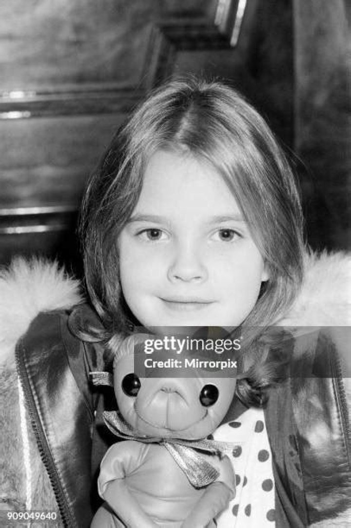 Six-year-old actress Drew Barrymore, a granddaughter of famed actor John Barrymore, Sr. and co-star in the hit film "E.T., the Extra-Terrestrial," is seen in 1982. (AP Photo/Doug Pizac)