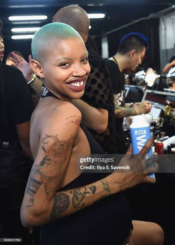 Slick Woods at the Savage X Fenty show