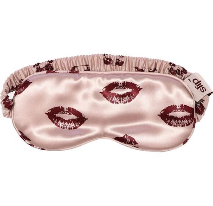 Slip Sleep Mask &ndash; Berry Kiss, $50, slip.com