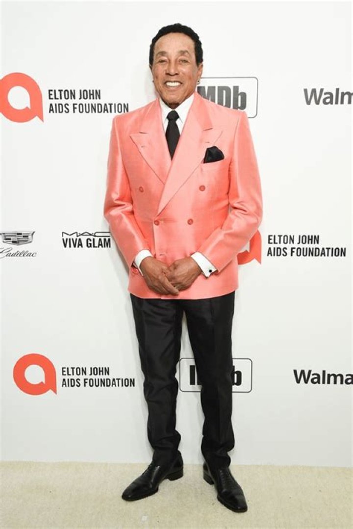 Smokey Robinson Smiles At Elton John&rsquo;s Party