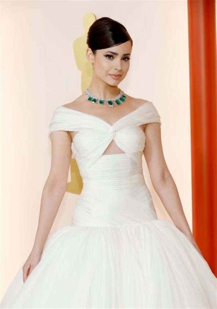 Sofia Carson Twirls In Glamorous Black Ballgown