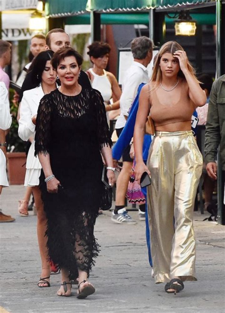 Sofia Richie Kris Jenner Italy Shopping Trip Pics