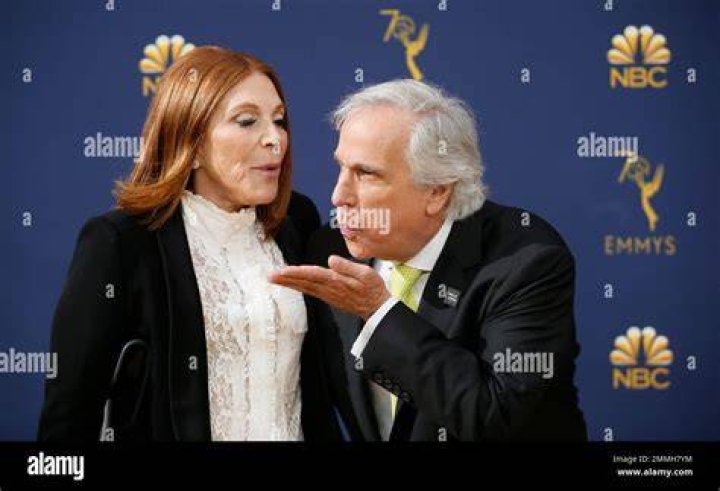 Stacey Weitzman, Henry Winkler 70th Primetime Emmy Awards, Arrivals, Los Angeles, USA - 17 Sep 2018