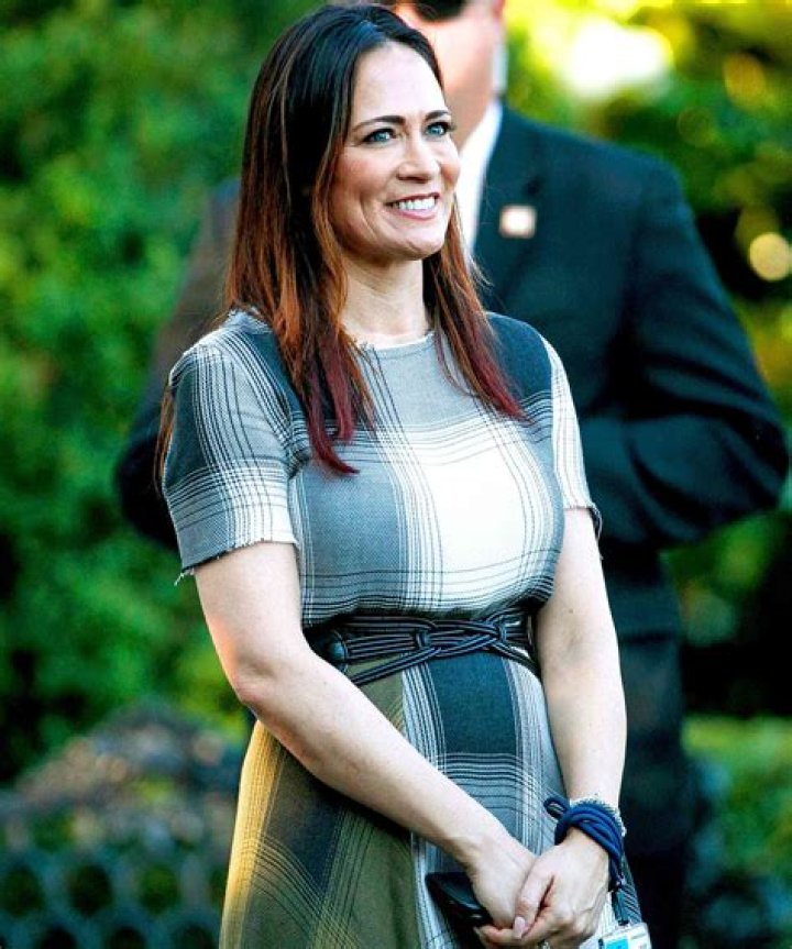 Stephanie Grisham Poses at a Picnic