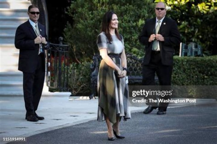 Stephanie Grisham Watches Melania Trump