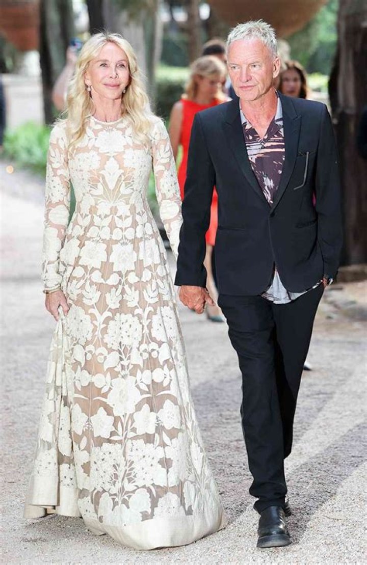 Sting and Trudie Styler