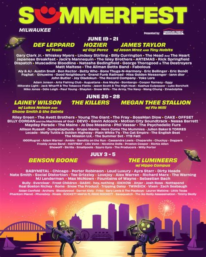 Summerfest Music Festival, Milwaukee, USA &ndash; 05 Jul 2018