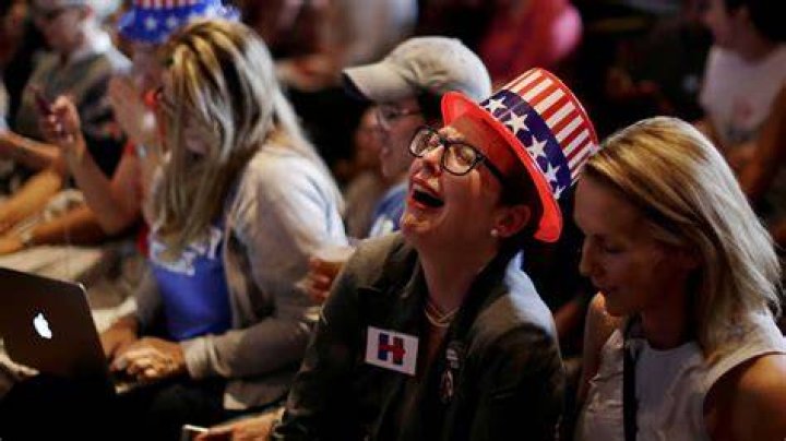 Supporters At Hillary Clinton&rsquo;s Election Night Event Look Shocked