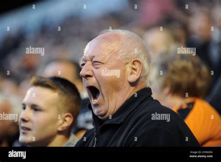 Supporters shouting
