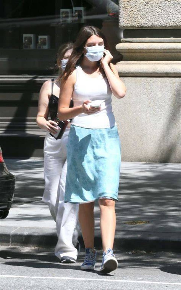 Suri Cruise heads to lunch with a friend in New York CityPictured: Suri CruiseRef: SPL5330873 050822 NON-EXCLUSIVEPicture by: Robert O'Neil / SplashNews.comSplash News and PicturesUSA: +1 310-525-5808London: +44 (0)20 8126 1009Berlin: +49 175 3764 Rights