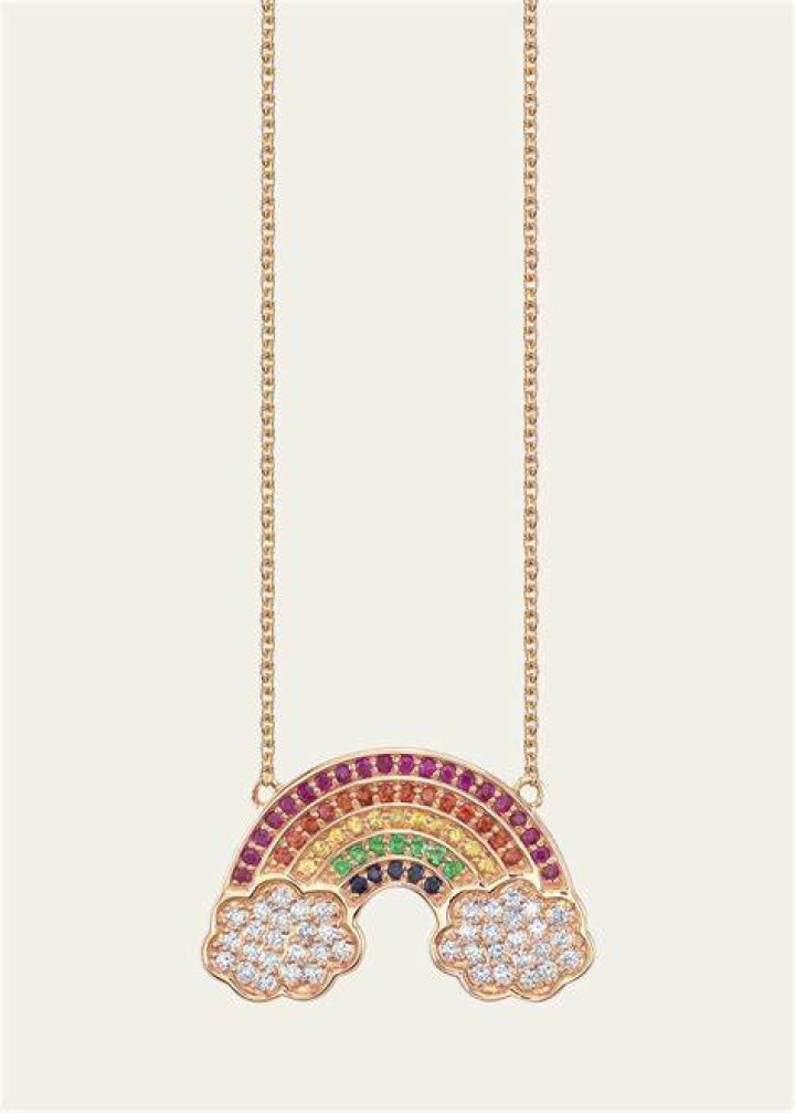 Sydney Evan Rainbow Necklace