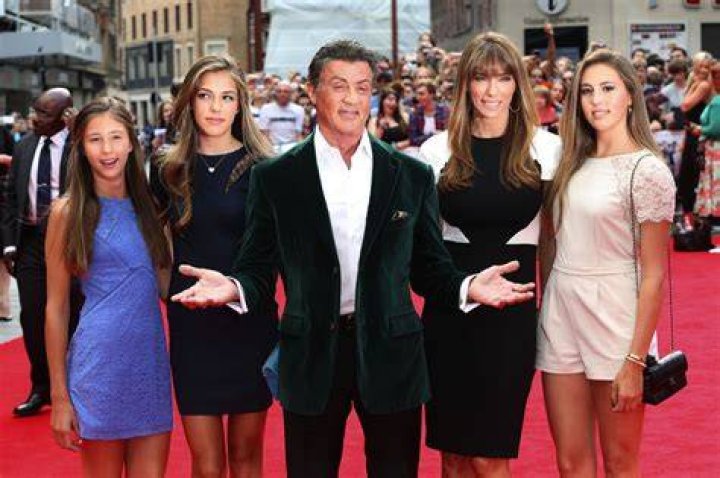 Sylvester Stallone & Family In 2010