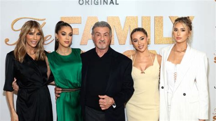 Sylvester Stallone & his family in 2023