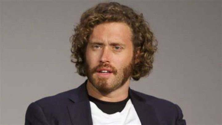 T.J. Miller (L) and Kate Gorney attend HBO's Official 2014 Emmy After Party at The Plaza at the Pacific Design Center. HBO 2014 Primetime Emmys Party, West Hollywood