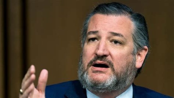 Ted Cruz at a meeting in Washington