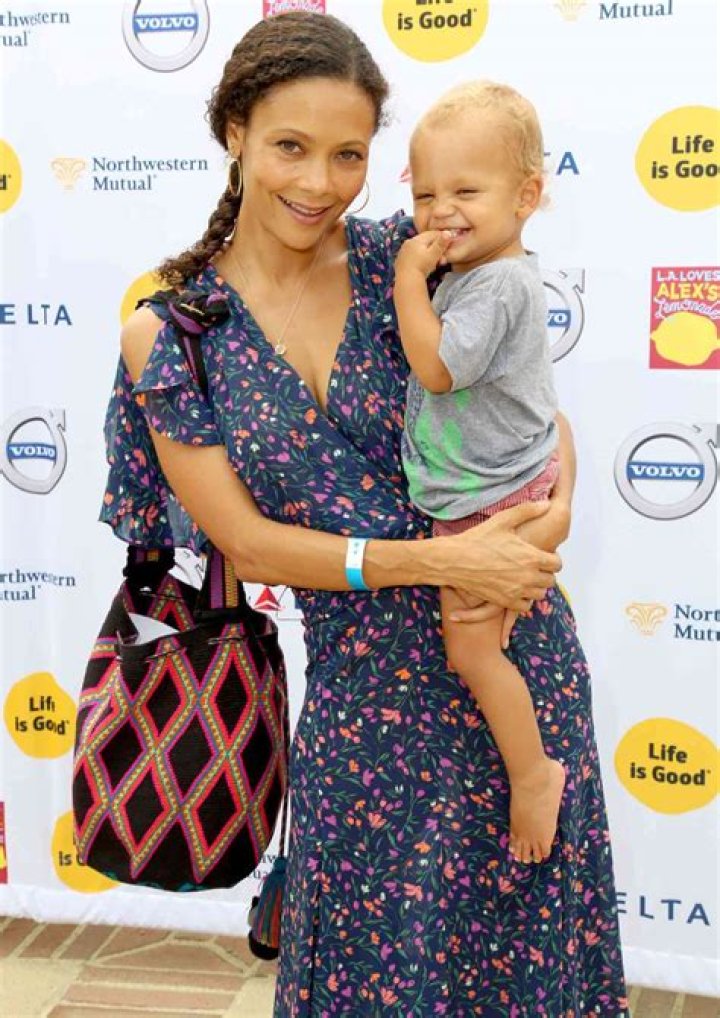 Thandiwe Newton and Booker Jombe Parker Thandie Newton out and about, Los Angeles, USA - 07 Apr 2019