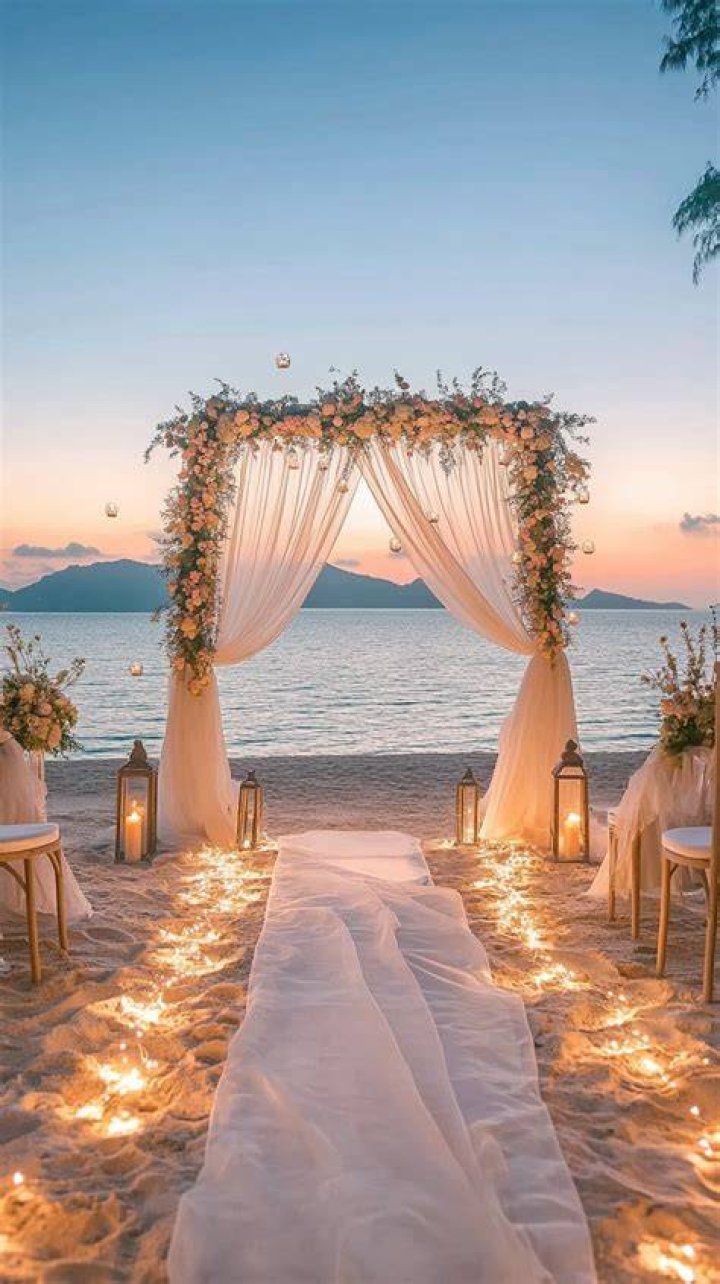 The atmosphere at the wedding reception