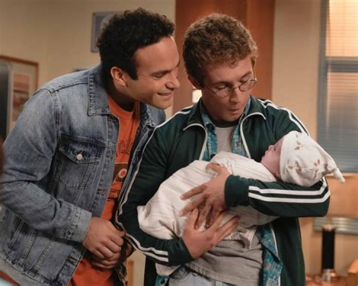 THE GOLDBERGS - &ldquo;Uncle-ing&rdquo; &ndash; With her due date approaching, Erica is over the exhausting pregnancy and demands a &ldquo;babymoon.&rdquo; When things take an unforeseen turn, Geoff is tasked with producing the one person Erica needs more than anyone. Meanwhile, Adam and Barry seek out advice on &ldquo;uncle-ing&rdquo; from some unexpected sources on an all-new episode of &ldquo;The Goldbergs,&rdquo; WEDNESDAY, OCT. 19 (8:30-9:00 p.m. EDT), on ABC. (ABC/Scott Everett White) SAM LERNER, HAYLEY ORRANTIA, WENDI MCLENDON-COVEY
