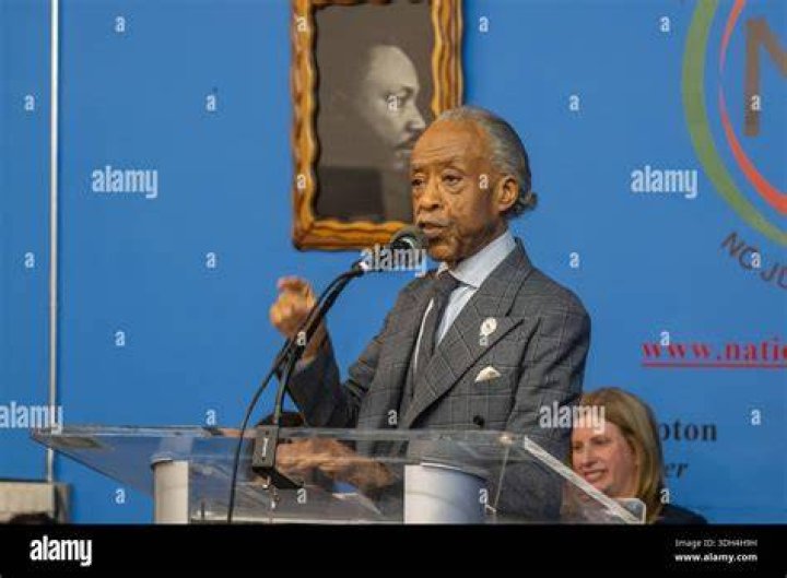 The Rev. Al Sharpton speaks during a funeral service for George Floyd at The Fountain of Praise church, in Houston George Floyd Funeral, Houston, United States - 09 Jun 2020