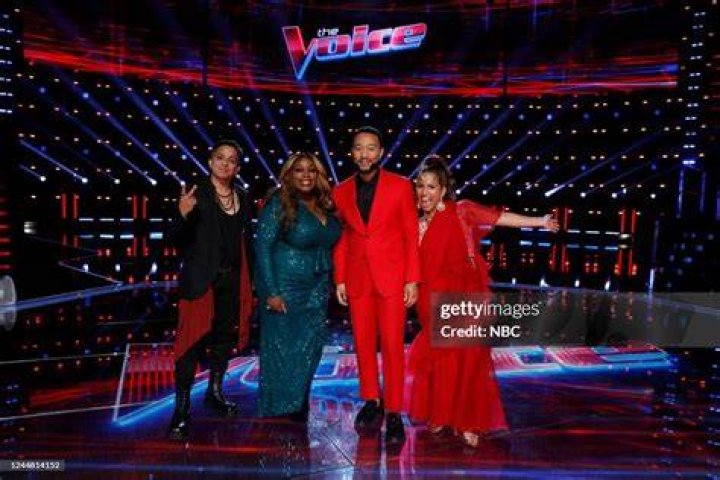 THE VOICE -- Season: 22 -- Pictured: (l-r) John Legend, Camila Cabello, Blake Shelton, Gwen Stefani -- (Photo by: Vijat Mohindra/NBC)