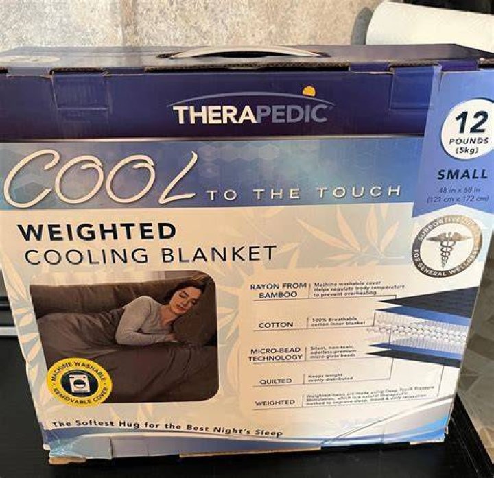 Therapedic&reg; Weighted Cooling Blanket, 12 LB $169.99 &ndash; 20 LB $209.99, Bed Bath & Beyond