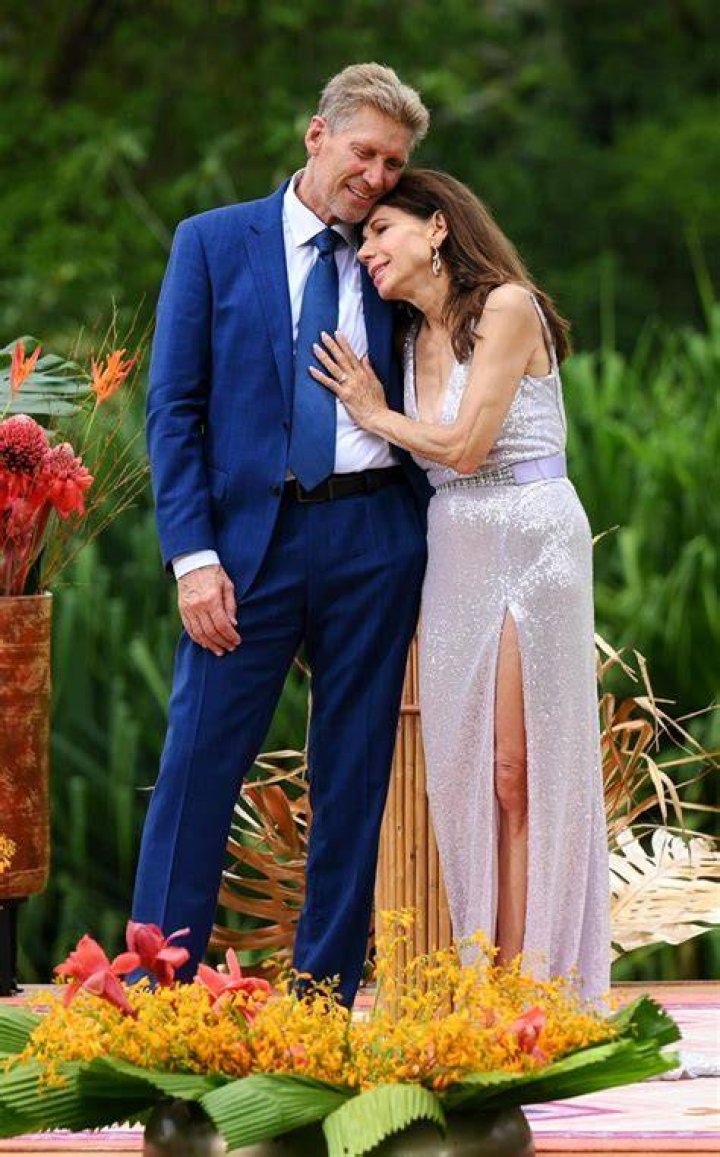 Theresa Nist and Gerry Turner During a Rose Ceremony