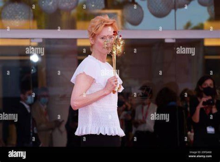 Tilda Swinton attending the Opening Ceremony of the 77th Venice Film Festival in Venice, Italy on September 02, 2020. Photo by Aurore Marechal/Abaca/Sipa USA(Sipa via AP Images)