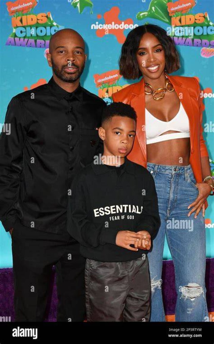Tim Weatherspoon, Titan Jewell Weatherspoon, and Kelly Rowland Nickelodeon Kids' Choice Awards, Arrivals, Los Angeles, California, USA - 04 Mar 2023