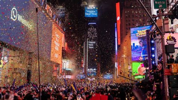 Times Square New Year Eve 2023, New York City, USA., United States &ndash; 01 Jan 2023