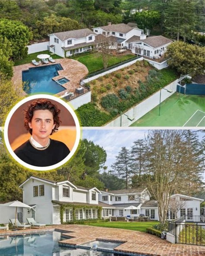 Timothee Chalamet home