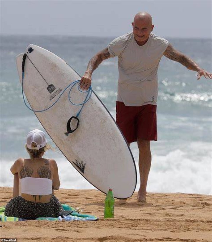 Tish Cyrus blue bikini hawaii honeymoon
