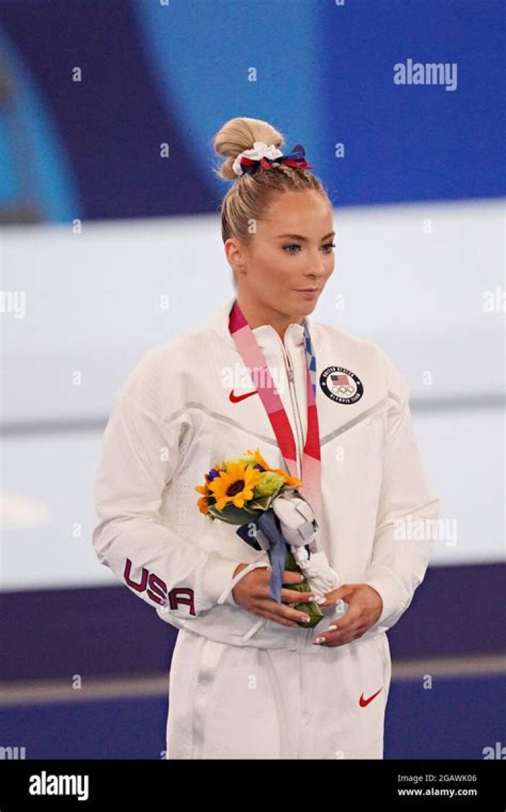 TOKYO, JAPAN - AUGUST 01: Mykayla Skinner of Team United States competes in the Women's Vault Final on day nine of the Tokyo 2020 Olympic Games at Ariake Gymnastics Centre on August 01, 2021 in Tokyo, Japan. (Photo by Laurence Griffiths/Getty Images)
