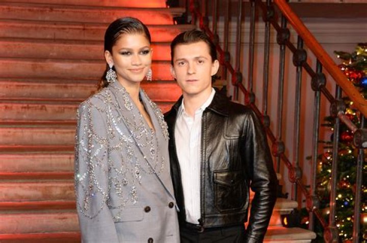 Tom Holland and Zendaya at a tennis match
