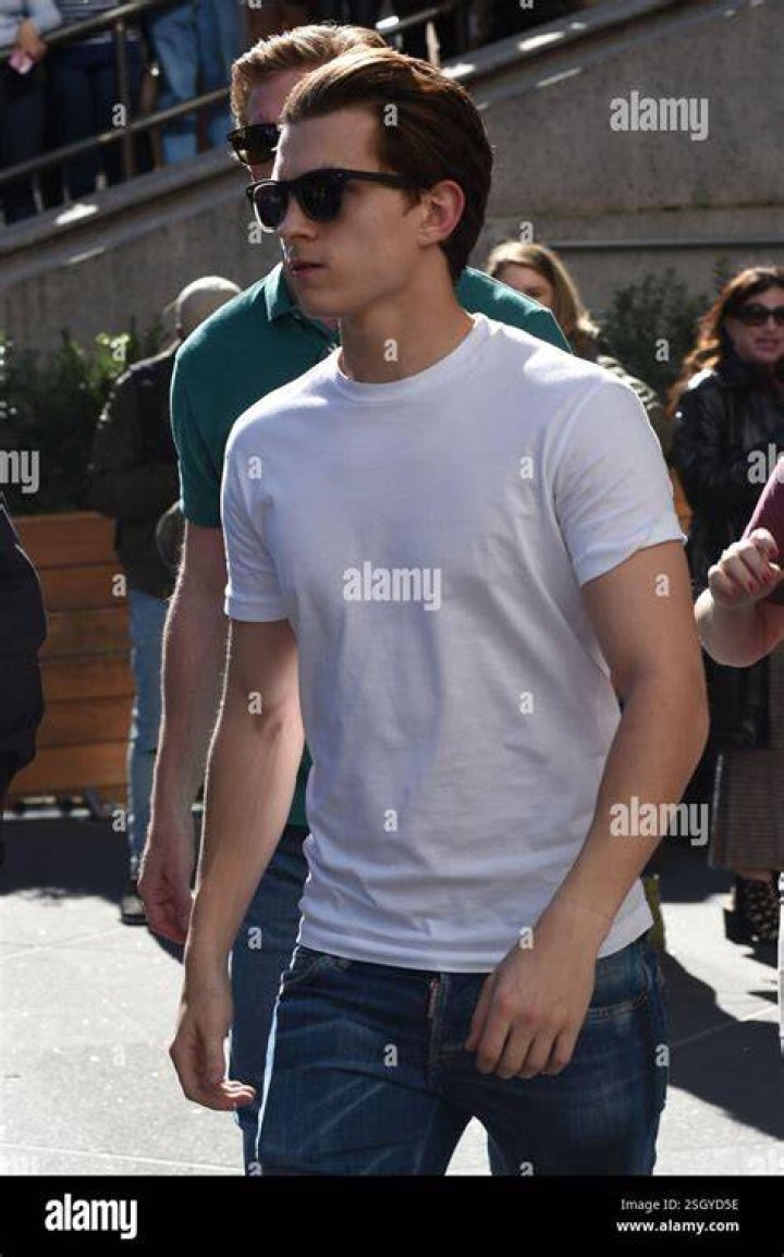 Tom Holland is seen on the film set of the 'The Crowded Room' TV Series in New York City. 'The Crowded Room' on set filming, New York, USA - 31 Mar 2022