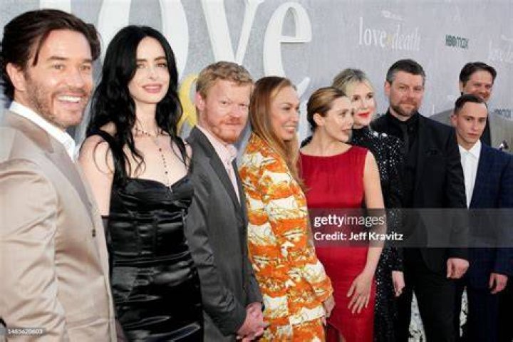 Tom Pelphrey, Krysten Ritter, Jessie Plemons, Elizabeth Marvel, Elizabeth Olsen, Lily Rabe, Patrick Fugit, Keir Gilchrist, Richard C. Jones 'Love & Death' TV Series premiere, Los Angeles, California, USA - 26 Apr 2023