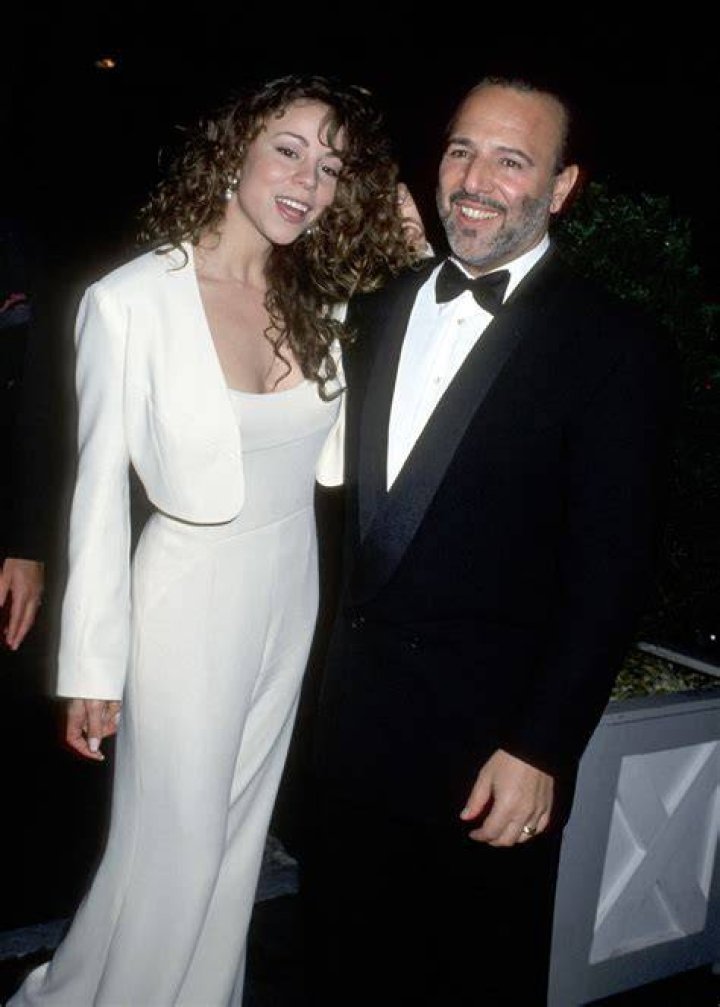 Tommy Mottola and Mariah Carey