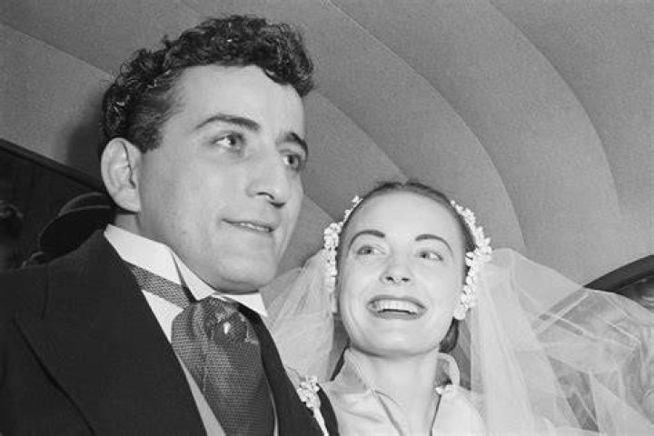 Tony Bennett with ex-wife Sandra & daughter