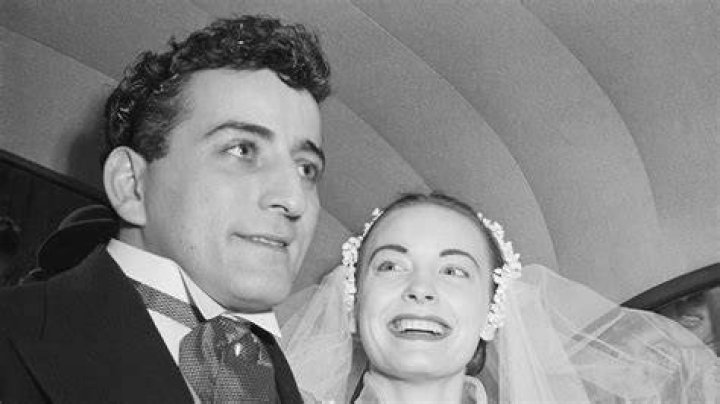 Tony Bennett with his ex-wife Sandra & daughter Joanna