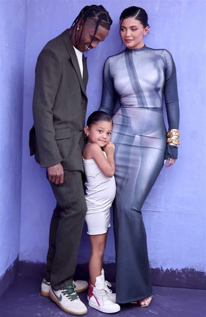 Travis Scott, Kylie Jenner, Stormi Webster
