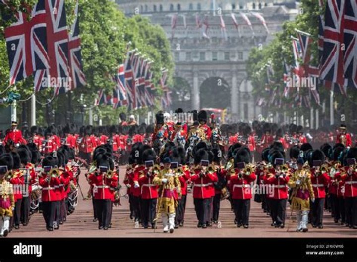 Trooping the Colour., The Mall, London, UK &ndash; 17 Jun 2023