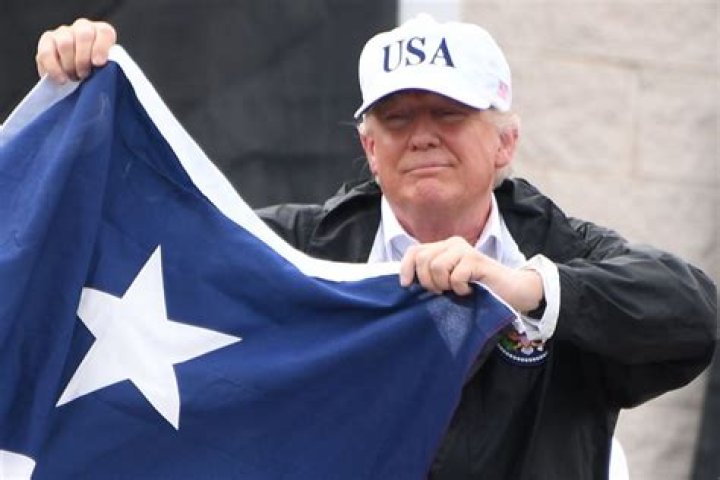 Trump Harvey, Washington, USA &ndash; 29 Aug 2017