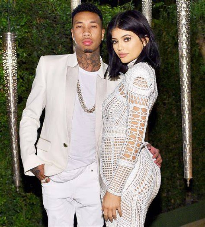 Tyga and Kylie Jenner in the front row Alexander Wang show, Spring Summer 2017, New York Fashion Week, USA - 10 Sep 2016