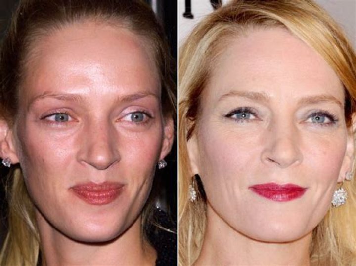 Uma Thurman Before After
