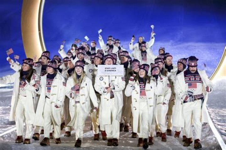 USA team Opening Ceremony, National Stadium, Tokyo Olympic Games 2020, Japan - 23 Jul 2021
