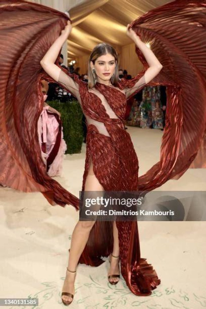 Valentina Sampaio attends The Metropolitan Museum of Art's Costume Institute benefit gala celebrating the opening of the "In America: A Lexicon of Fashion" exhibition, in New York 2021 MET Museum Costume Institute Benefit Gala, New York, United States - 13 Sep 2021