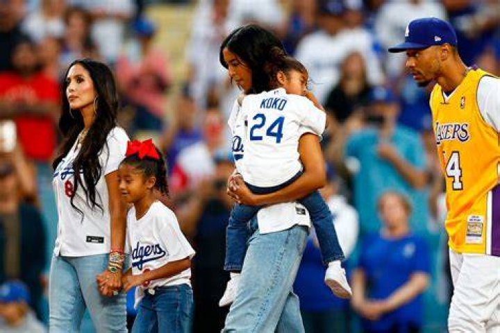 Vanessa Bryant with two of her daughters at the &lsquo;Brave&rsquo; film premiere