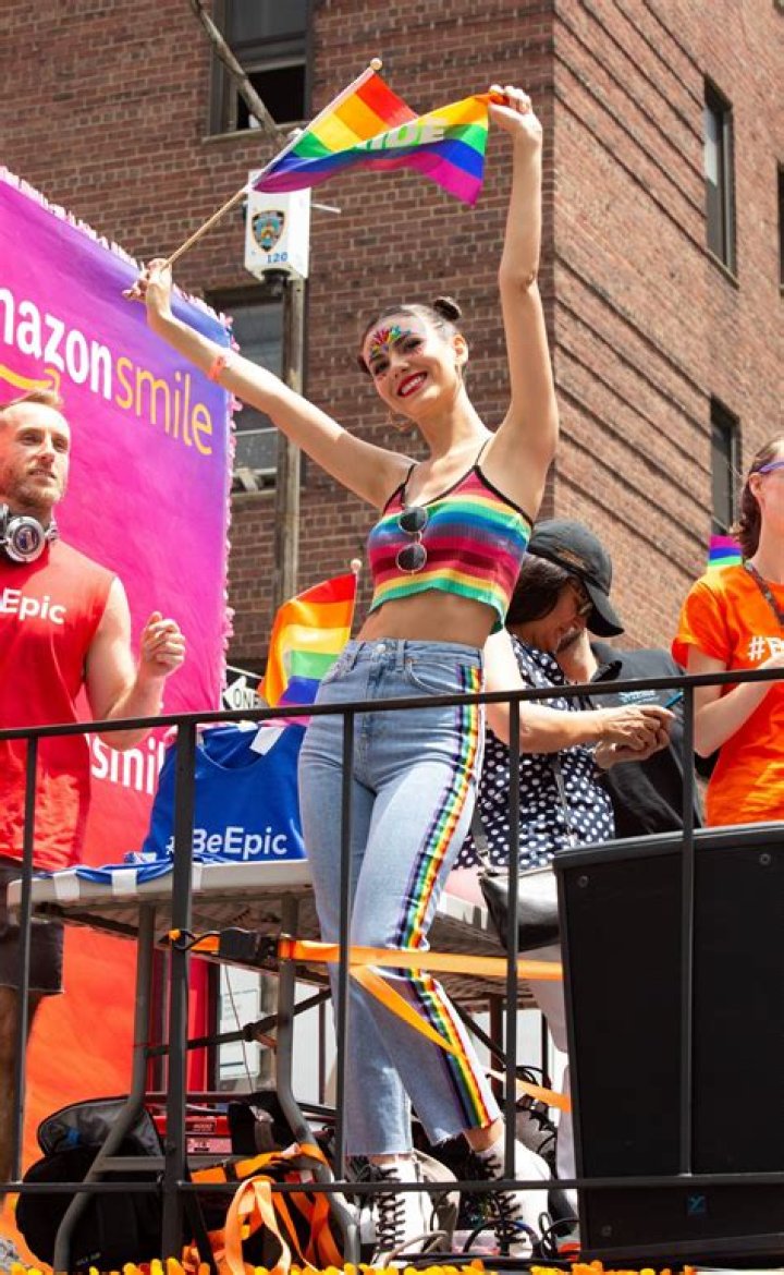 Victoria Justice NYC Pride March, New York, USA - 24 Jun 2018