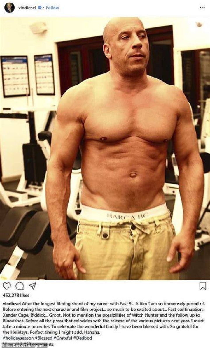 Vin Diesel Dad Bod